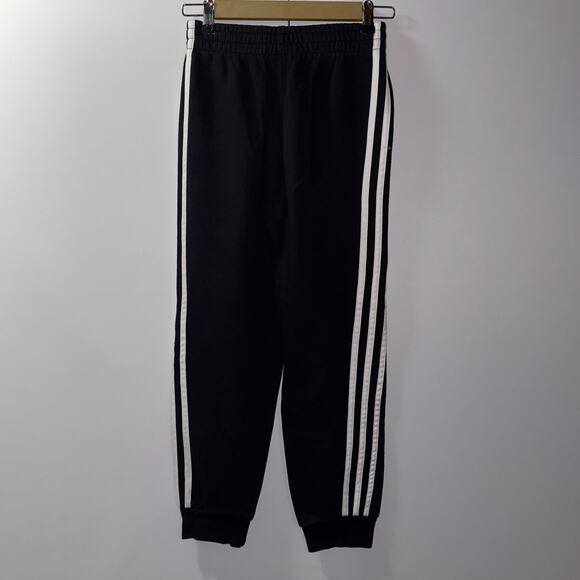 Adidas Fleece Black Pants kids size medium(10/12) - Picture 2 of 7